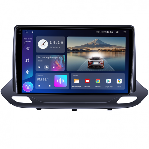 Navigatie dedicata Chevrolet Menlo 2020-2022, 4GB RAM 64GB ROM, Quadcore, Android 14, Display QLED 1K 9", DSP, Carplay&Android Auto, Suport camere AHD [1]