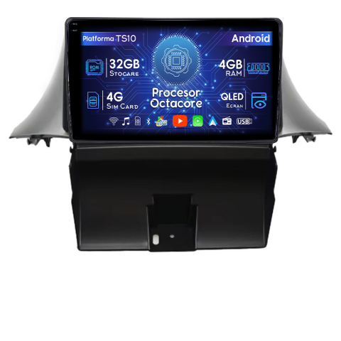 Orlando 2010-2018 - Navigatie dedicata Chevrolet Orlando 2010-2018, 4GB RAM 32GB ROM, Octacore, Android 14, Display QLED  9", DSP, Carplay&Android Auto, SIM 4G, Bluetooth, Ventilator Activ