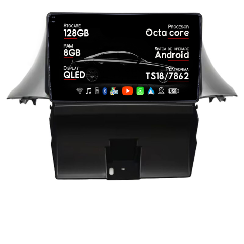 Orlando 2010-2018 - Navigatie dedicata Chevrolet Orlando 2010-2018, 8GB RAM 128GB ROM, Octacore, Platforma TS18, Android 14, Display QLED 9", Suporta camera 360", DSP, Carplay&AndroidAuto
