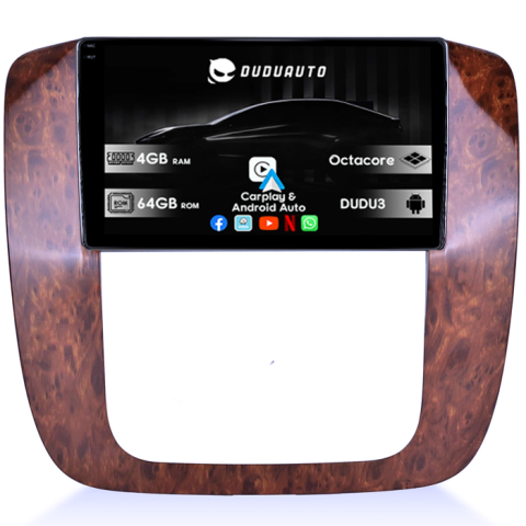 Navigatii Dedicate - Navigatie dedicata Chevrolet Tahoe 2012 DUDU3, 4GB RAM 64GB ROM, Octacore, Platforma 8581, Android, Display QLED 9", DSP, Carplay&AndroidAuto