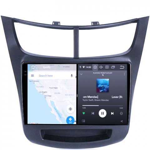 Navigatie dedicata Chevrolet Sail 2015-2018, 12GB RAM 256GB ROM, Android 13, Rezolutie 2K, Display QLED, 9", DSP, Carplay, Android Auto, Internet, Youtube, Waze, Wi Fi, USB [2]