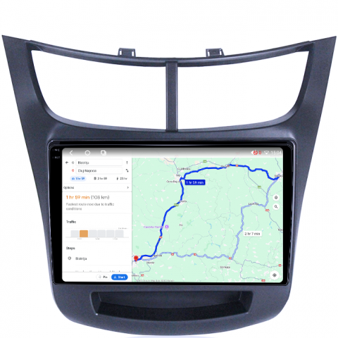 Navigatie dedicata Chevrolet Sail 2015-2018, 4GB RAM 64GB ROM, Octacore, Android 14, Display QLED 1K 9", Carplay&Android Auto, SIM 4G, Ventilator Activ [3]