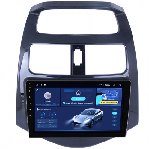 Navigatie dedicata Chevrolet Spark 2010-2014,8GB RAM 128GB ROM, Octacore, Platforma TS18, Android 13, Display QLED 9”, Suporta camera 360º, DSP, Carplay&Android Auto, SIM 4G, Ventilator Activ [3]