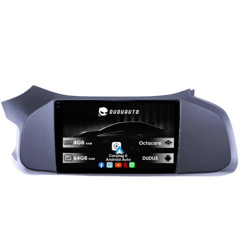 Navigatii Dedicate - Navigatie dedicata Chevrolet Onix 2012-2019 DUDU3, 4GB RAM 64GB ROM, Octacore, Platforma 8581, Android, Display QLED 9", DSP, Carplay&AndroidAuto