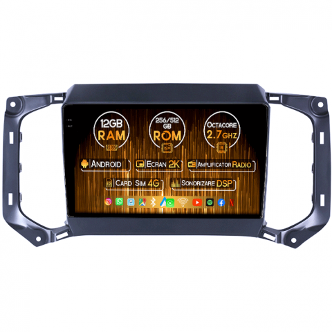 TrailBlazer 2017-2019 - Navigatie dedicata Chevrolet TrailBlazer 2017-2019, 12GB RAM 256GB ROM, Android 13, Rezolutie 2K, Display QLED, 9", DSP, Carplay, Android Auto, Internet, Youtube, Waze, Wi Fi, US