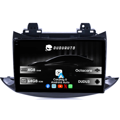 Navigatii Dedicate - Navigatie dedicata Chevrolet Trax 2013-2020 DUDU3, 4GB RAM 64GB ROM, Octacore, Platforma 8581, Android, Display QLED 9", DSP, Carplay&AndroidAuto