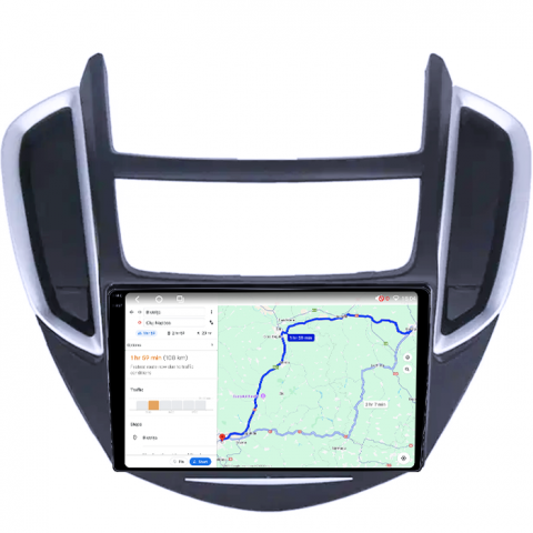 Navigatie dedicata Chevrolet Trax Tracker 2014-2016, 4GB RAM 64GB ROM, Octacore, Android 14, Display QLED 1K 9", Carplay&Android Auto, SIM 4G, Ventilator Activ [3]