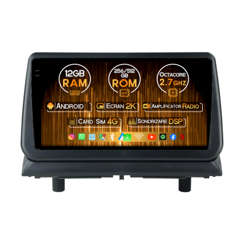 Navigatii Dedicate - Navigatie dedicata Dodge Nitro 2006-2012, 12GB RAM 256GB ROM, Android 14, Rezolutie 2K, Display QLED, 9", DSP, Carplay, Android Auto, Internet, Youtube, Waze, Wi Fi, USB