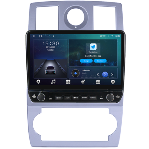 Navigatie dedicata Chrysler 300C 2004-2011 Tesla cu butoane rotative model 2024, 4GB RAM 64GB ROM, Procesor Quadcore, Android 14, Display QLED 10", DSP, Carplay&Android Auto [5]