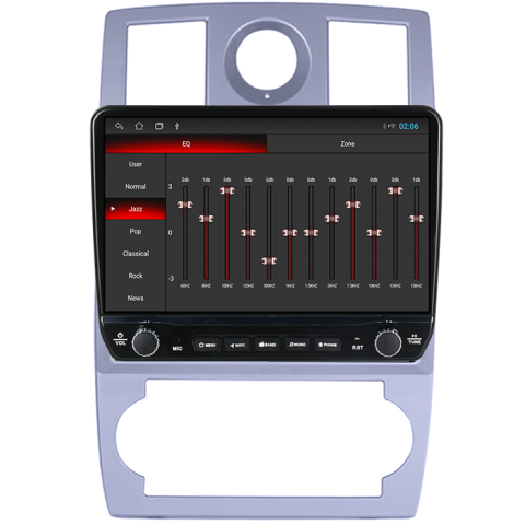 Navigatie dedicata Chrysler 300C 2004-2011 Tesla cu butoane rotative model 2024, 4GB RAM 64GB ROM, Procesor Quadcore, Android 14, Display QLED 10", DSP, Carplay&Android Auto [1]