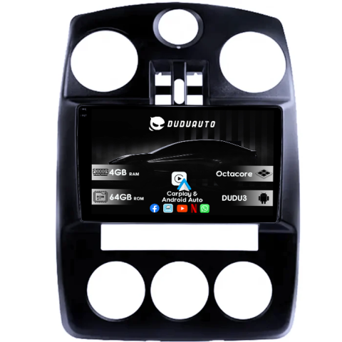 Navigatii Dedicate - Navigatie dedicata Chrysler PT CRUISER 2005-2010 DUDU3, 4GB RAM 64GB ROM, Octacore, Platforma 8581, Android, Display QLED 9", DSP, Carplay&AndroidAuto