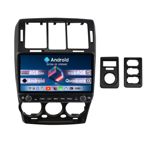 GETZ 2002-2011 - Navigatie dedicata Hyundai Getz 2002-2011 Tesla Cu Butoane Rotative Model 2024, 4GB RAM 64GB ROM, Procesor Quadcore, Android 14, Display QLED 10", DSP, Carplay&AndroidAuto