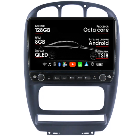 Dodge Caravan 2000-2007 - Navigatie dedicata Dodge Caravan 2000-2007 Tesla Cu Butoane Rotative Model 2024, Android, 10 inch , 8+128GB, Internet, Aplicatii, Waze, GPS