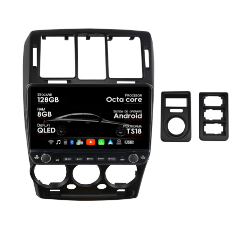 Navigatii Dedicate - Navigatie dedicata Hyundai Getz 2002-2011 Tesla Cu Butoane Rotative Model 2024, ANDROID 13, 10 inch , 8+128GB, Internet, Aplicatii, Waze, GPS