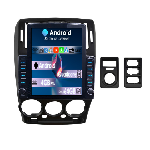 GETZ 2002-2011 - Navigatie dedicata Hyundai Getz 2002-2011 Tesla Style, 4GB RAM 64GB ROM, Procesor Quadcore, Android 14, Display QLED 9.7", DSP, Carplay&Android Auto