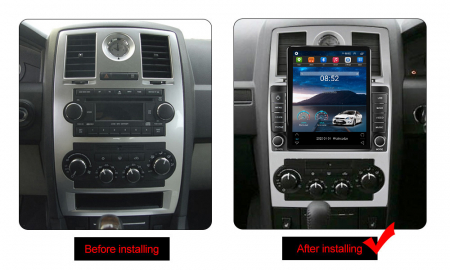 Navigatie dedicata Chrysler 300C 2004-2011 ,Tesla Style, ANDROID 13,Carplay&Android Auto, 10 inch , 8+128GB, Internet, Aplicatii, Waze, Gps [2]