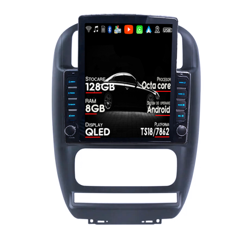Dodge Caravan 2000-2007 - Navigatie dedicata Dodge Caravan 2000-2007 Tesla Style, Android, 9.7 inch , 8+128GB, Internet, Aplicatii, Waze, GPS