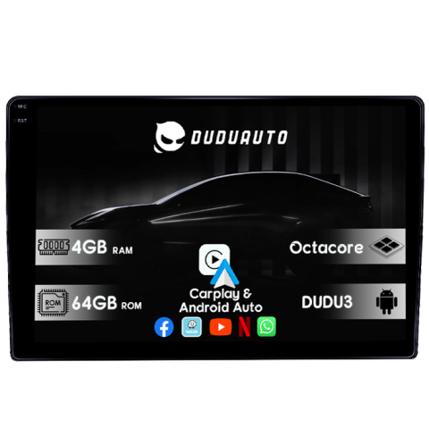 Navigatii Dedicate - Navigatie dedicata Citroen Berlingo 2008-2019 DUDU3, 4GB RAM 64GB ROM, Octacore, Platforma 8581, Android, Display QLED 9", DSP, Carplay&AndroidAuto