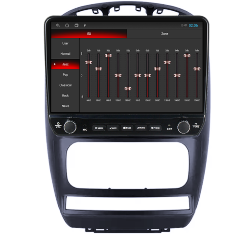 Navigatie dedicata Chrysler Pacifica 2006-2012/Dodge Caravan, Tesla cu butoane rotative model 2024, 4GB RAM 64GB ROM, Procesor Quadcore, Android 14, Display QLED 10", DSP, Carplay&Android Auto [1]