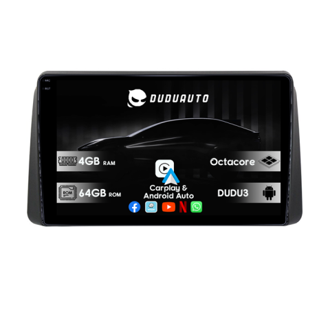 Navigatii Dedicate - Navigatie dedicata Chrysler Grand Voyager 2011-2015 DUDU3, 4GB RAM 64GB ROM, Octacore, Platforma 8581, Android, Display QLED 9", DSP, Carplay&AndroidAuto