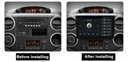 Navigatie dedicata Citroen Berlingo 2008-2009, 4GB RAM 64GB ROM, Octacore, Android 14, Display QLED 1K 9", Carplay&Android Auto, SIM 4G, Ventilator Activ [3]