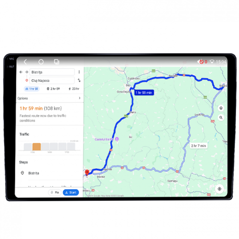 Navigatie dedicata Citroen Berlingo 2008-2009, 4GB RAM 64GB ROM, Octacore, Android 14, Display QLED 1K 9", Carplay&Android Auto, SIM 4G, Ventilator Activ [2]