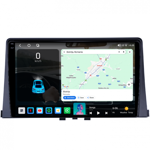 Navigatie dedicata Citroen Berlingo 2018-2020, 4GB RAM 64GB ROM, Octacore, Android 14, Display QLED 1K 9", Carplay&Android Auto, SIM 4G, Ventilator Activ [1]