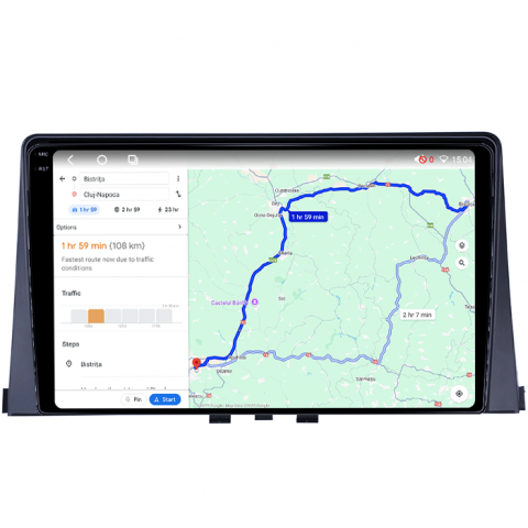 Navigatie dedicata Citroen Berlingo 2018-2020, 4GB RAM 64GB ROM, Octacore, Android 14, Display QLED 1K 9", Carplay&Android Auto, SIM 4G, Ventilator Activ [4]