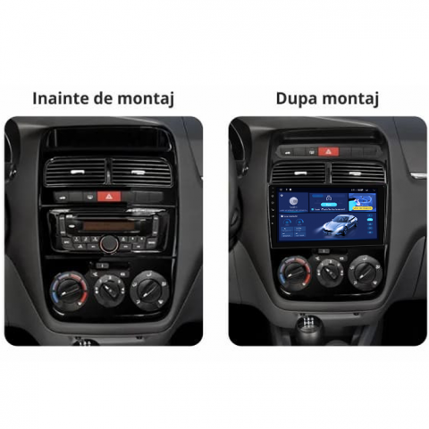 Navigatie dedicata Fiat Linea 2006-2012, 4GB RAM 64GB ROM, Octacore, Android 14, Display QLED 1K 9", Carplay&Android Auto, SIM 4G, Ventilator Activ [4]