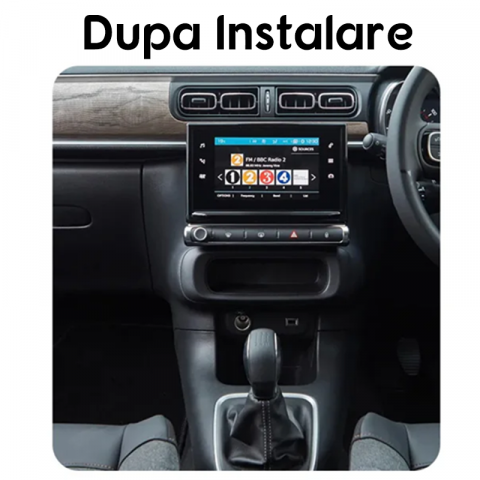 Navigatie dedicata Citroen C3 2018-2023, 4GB RAM 32GB ROM, Octacore, Android 14, Display QLED 9" 2K, DSP, Carplay&Android Auto, SIM 4G, Bluetooth, Ventilator Activ [4]