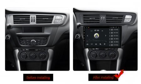 Navigatie dedicata Citroen C3-XR 2010-2015, 4GB RAM 64GB ROM, Octacore, Android 13, Display QLED 10", DSP, Carplay, Android Auto, Internet, Youtube, Waze, WIFI, Bluetooth [4]