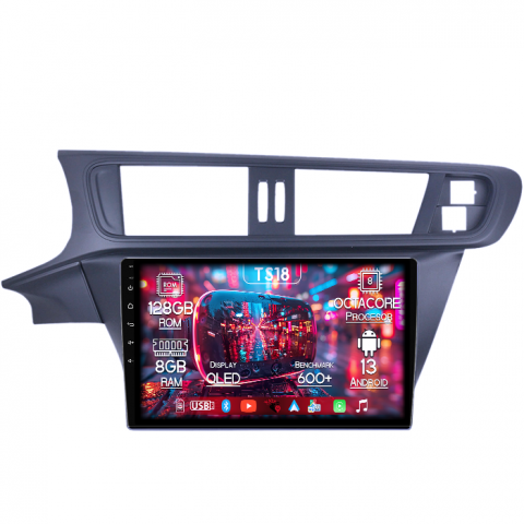 Citroen - Navigatie dedicata Citroen C3-XR 2010-2015, 8GB RAM 128GB ROM, Octacore, Platforma TS18, Android 13, Display QLED 9”, Suporta camera 360º, DSP, Carplay&Android Auto, SIM 4G, Ventilator Activ