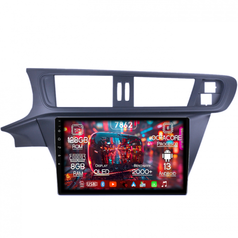 Citroen - Navigatie dedicata Citroen C3-XR 2010-2015, 8GB RAM 128GB ROM, Octacore, Platforma 7862,Android 13, Display QLED 9”, Suporta camera 360º, DSP, Carplay&Android Auto, SIM 4G, Ventilator Activ