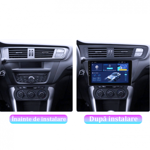 Navigatie dedicata Citroen C3-XR 2010-2015, 8GB RAM 128GB ROM, Octacore, Platforma TS18, Android 13, Display QLED 9”, Suporta camera 360º, DSP, Carplay&Android Auto, SIM 4G, Ventilator Activ [2]