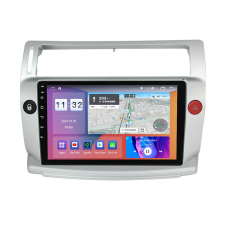 Navigatie dedicata Citroen C4 2004-2014, 4GB RAM 32GB ROM, Octacore, Android 14, Display QLED 1K 9", DSP, Carplay&Android Auto, SIM 4G, Bluetooth, Ventilator Activ [5]