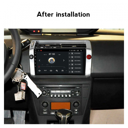 Navigatie dedicata Citroen C4 2004-2014, 4GB RAM 32GB ROM, Octacore, Android 14, Display QLED 1K 9", DSP, Carplay&Android Auto, SIM 4G, Bluetooth, Ventilator Activ [7]