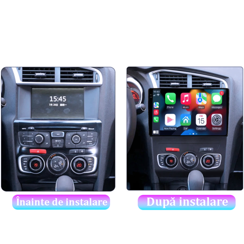 Navigatie dedicata Citroen C4L 2013-2016, 4GB RAM 64GB ROM, Procesor Qualcomm Octacore, Android 14, Rezolutie 2K, Display QLED 10", DSP, Carplay&Android Auto, SIM 4G [5]