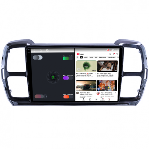 Navigatie dedicata Citroen C5 Aircross 2018+, 4GB RAM 64GB ROM, Octacore, Android 14, Display QLED 1K 9", Carplay&Android Auto, SIM 4G, Ventilator Activ [2]