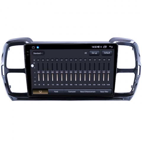 Navigatie dedicata Citroen C5 Aircross 2018+, 8GB RAM 128GB ROM, Octacore, Platforma TS18, Android 14, Display QLED 9", Suporta camera 360", DSP, Carplay&Android Auto, SIM 4G, Ventilator ActiV [1]