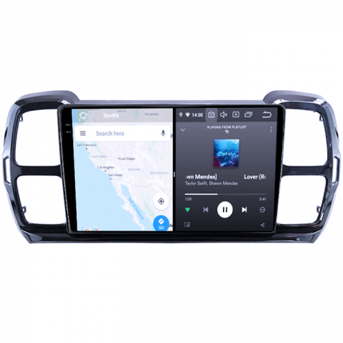 C5 Aircross 2018+ - Navigatie dedicata Citroen C5 Aircross 2018+, 8GB RAM 128GB ROM, Octacore, Platforma TS18, Android 14, Display QLED 9", Suporta camera 360", DSP, Carplay&Android Auto, SIM 4G, Ventilator ActiV