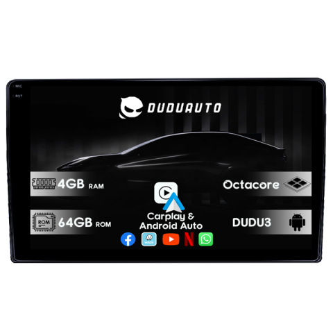 Navigatii Dedicate - Navigatie dedicata Fiat Ducato 2006-2016 Low DUDU3, 4GB RAM 64GB ROM, Octacore, Platforma 8581, Android, Display QLED 9", DSP, Carplay&AndroidAuto
