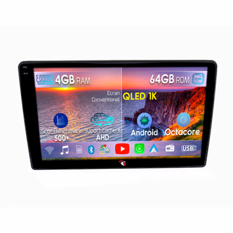 Astra G (1998-2004) - Navigatie dedicata Opel Astra G 1998-2004, 4GB RAM 64GB ROM, Octacore, Android, Display QLED 9", DSP, Carplay&Android Auto, SIM 4G, Ventilator Activ