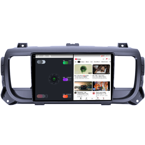 Navigatie dedicata Citroen Jumpy 2016-2021, 4GB RAM 64GB ROM, Procesor Qualcomm Octacore, Android 14, Rezolutie 2K, Display QLED 9", DSP, Carplay&Android Auto, SIM 4G [3]