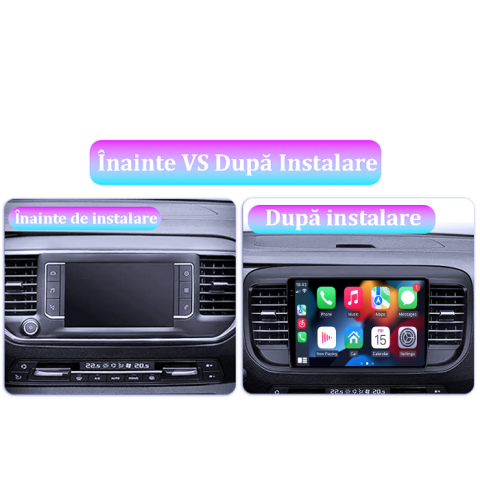 Navigatie dedicata Citroen Jumpy 2016-2021, 4GB RAM 64GB ROM, Procesor Qualcomm Octacore, Android 14, Rezolutie 2K, Display QLED 9", DSP, Carplay&Android Auto, SIM 4G [6]