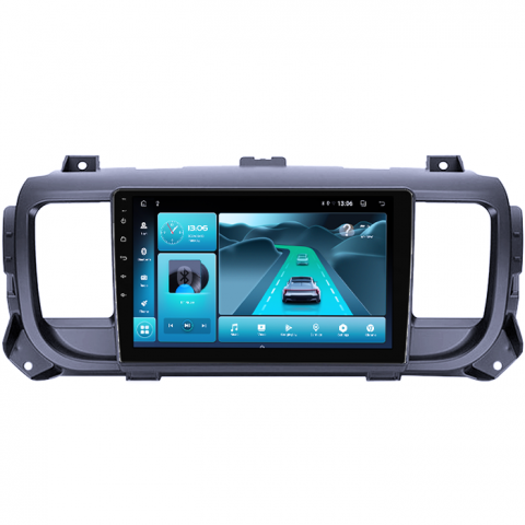 Navigatie dedicata Citroen Jumpy 2016-2021, 8GB RAM 128GB ROM, Octacore, Platforma TS18, Android 13, Display QLED 9”, Suporta camera 360º, DSP, Carplay&Android Auto, SIM 4G, Ventilator Activ [3]