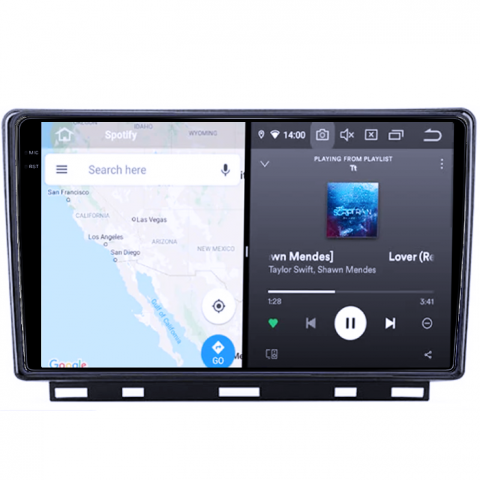 Navigatie dedicata Clio 5, 12GB RAM 256GB ROM, Android 13, Rezolutie 2K, Display QLED 9", DSP, Carplay&Android Auto, SIM 4G, Ventilator Activ, Suport Camere 360 [1]