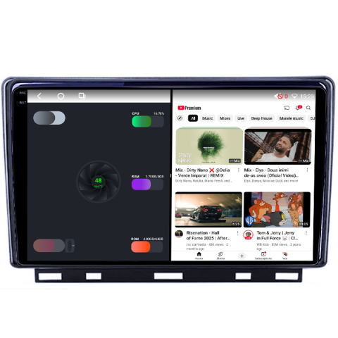 Navigatie dedicata Clio 5, 4GB RAM 64GB ROM, Procesor Qualcomm Octacore, Android 14, Rezolutie 2K, Display QLED 9", DSP, Carplay&Android Auto, SIM 4G [4]