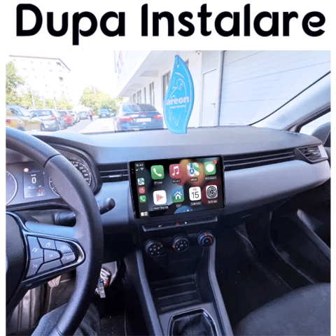 Navigatie dedicata Clio 5, 4GB RAM 64GB ROM, Procesor Qualcomm Octacore, Android 14, Rezolutie 2K, Display QLED 9", DSP, Carplay&Android Auto, SIM 4G [6]