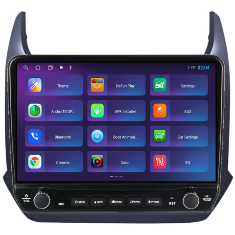 Navigatie dedicata Cobalt 2011-2018 Tesla cu butoane rotative model 2024, 4GB RAM 64GB ROM, Procesor Quadcore, Android 14, Display QLED 10", DSP, Carplay&Android Auto [4]