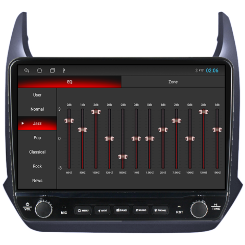 Navigatie dedicata Cobalt 2011-2018 Tesla cu butoane rotative model 2024, 4GB RAM 64GB ROM, Procesor Quadcore, Android 14, Display QLED 10", DSP, Carplay&Android Auto [2]